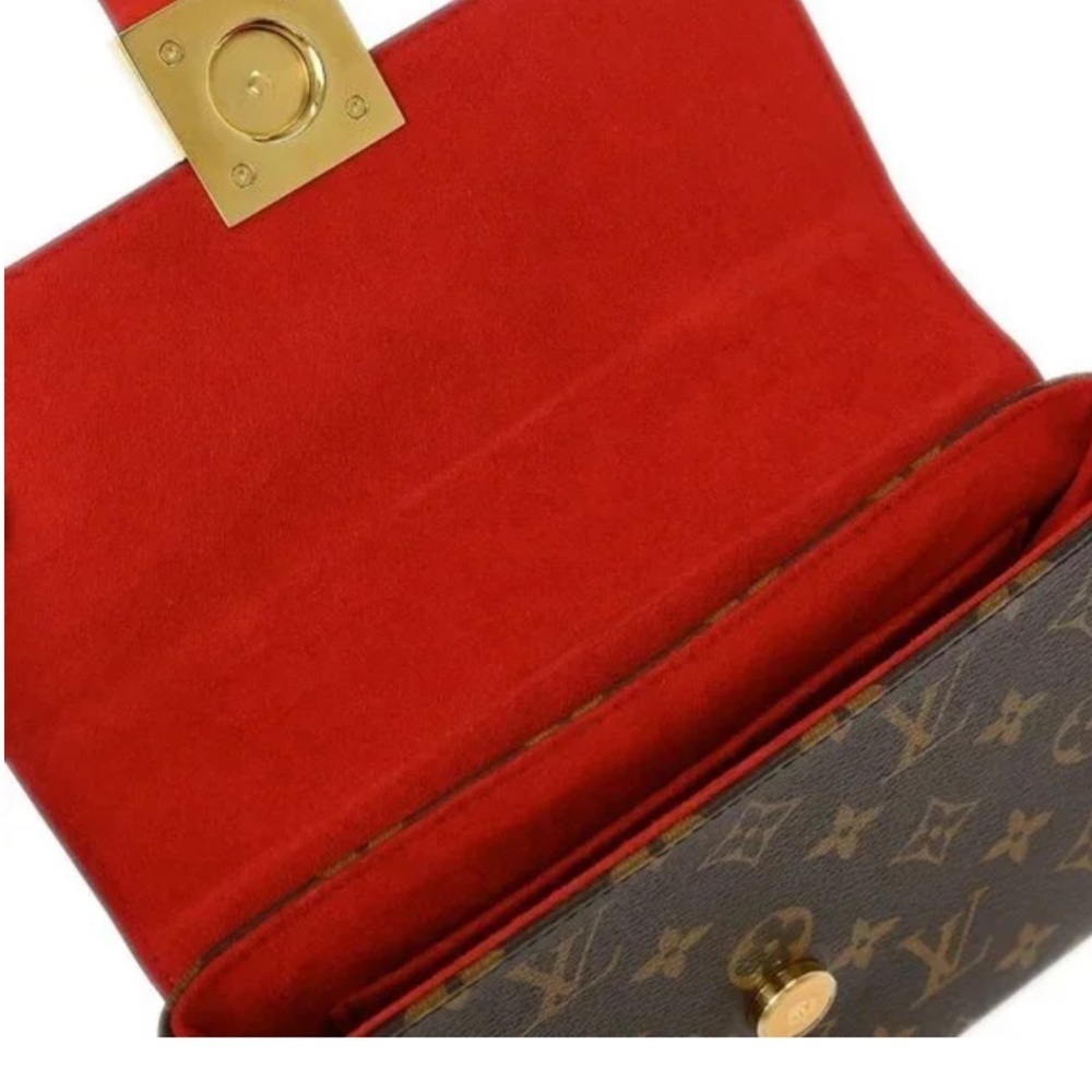 Louis Vuitton Monogram Canvas Coquelicot Red Locky BB Satchel/Shoulder Bg - Picture 7 of 11